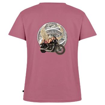 Pin-up Ségolène - T-shirt encolure en V Premium bio Femme - mauve - Dos - AI Model Female 172 dark (172cm)
