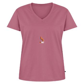 1997 Retro Geburtstag Vintage Jahr - Frauen Premium Bio T-Shirt mit V-Ausschnitt - Mauve - Vorne - AI Model Female 172 dark (172cm)