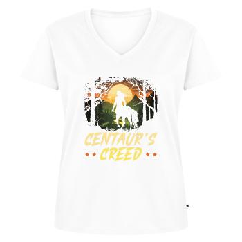 Kentaurens mytiske væsen Græsk mytologi - Premium økologisk T-shirt til kvinder - hvid - Foran - AI Model Female 172 dark (172cm)
