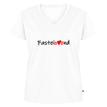 Köln Fastelovend - Frauen Premium Bio T-Shirt mit V-Ausschnitt - Weiß - Vorne - AI Model Female 172 dark (172cm)
