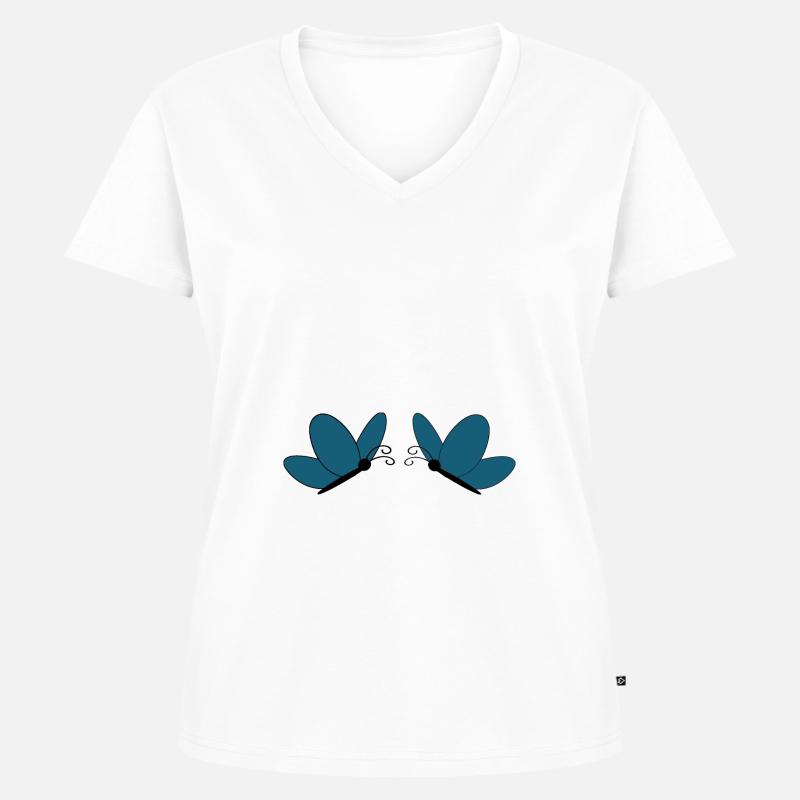 Muttertags Geschenk Mutter Muttertag Geschenkidee  - Frauen Premium Bio T-Shirt mit V-Ausschnitt - Weiß