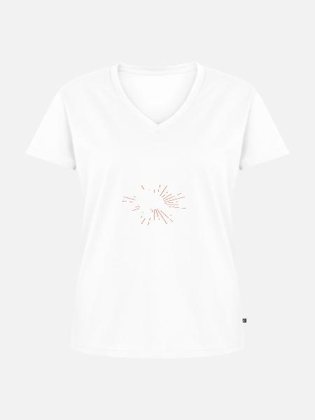 Curling Curler - Frauen Premium Bio T-Shirt mit V-Ausschnitt -