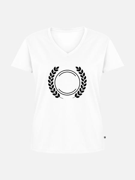 Junggesellenabschied Auszeichnung - Frauen Premium Bio T-Shirt mit V-Ausschnitt - Weiß