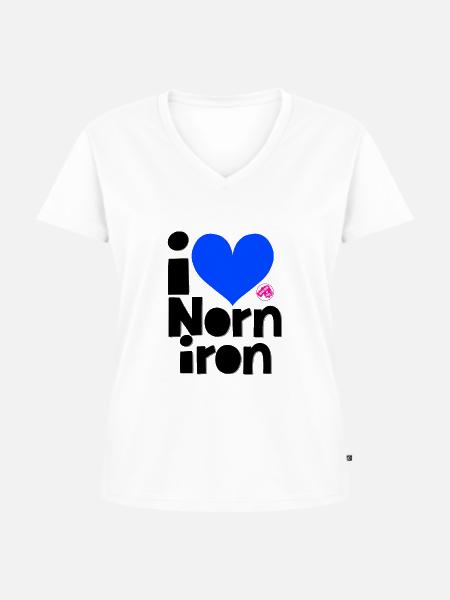 Nordirland - Frauen Premium Bio T-Shirt mit V-Ausschnitt - Weiß