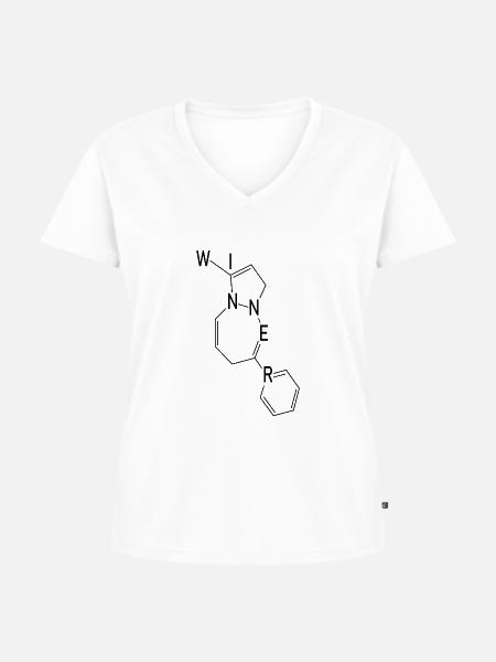 Was für ein Gewinner! - Frauen Premium Bio T-Shirt mit V-Ausschnitt - Weiß