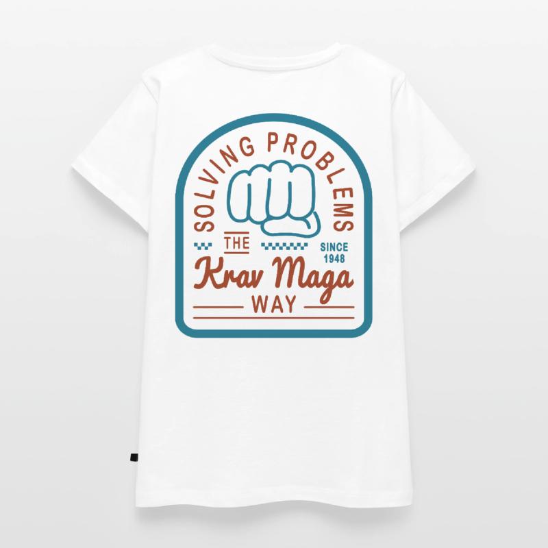 Solving problems the Krav Maga way Women's Premium Organic V-neck T-shirt