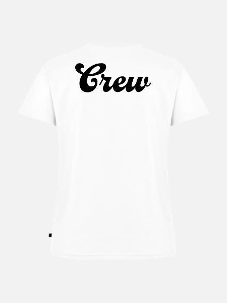 Crew 1 - Frauen Premium Bio T-Shirt mit V-Ausschnitt - Weiß