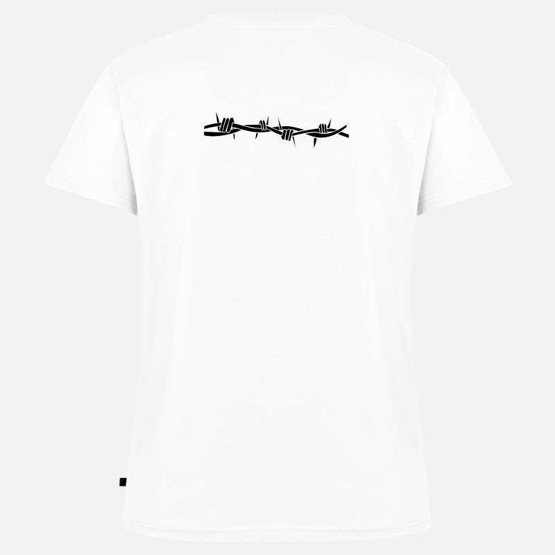 stacheldraht - Women's Premium Organic V-neck T-shirt - white