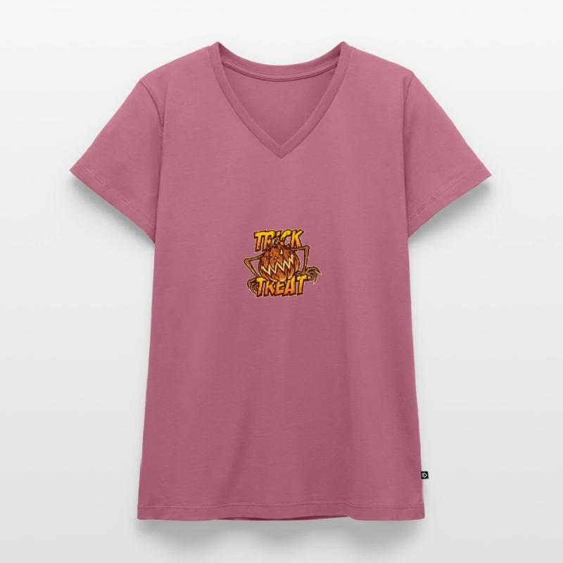 Süsses oder Saures Frauen Premium Bio T-Shirt mit V-Ausschnitt