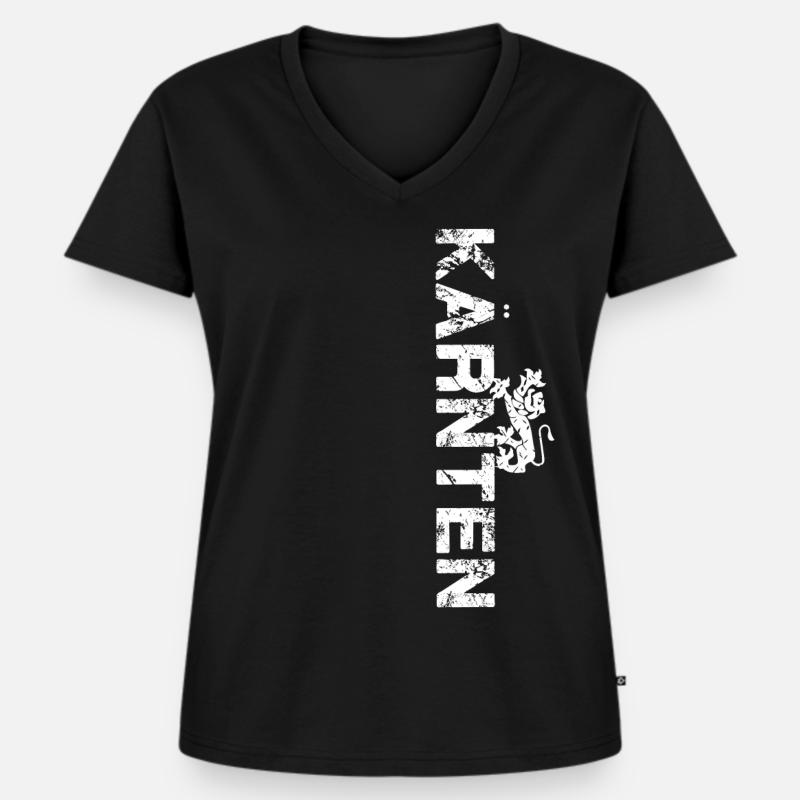 Kärnten - Premium økologisk T-shirt til kvinder - sort