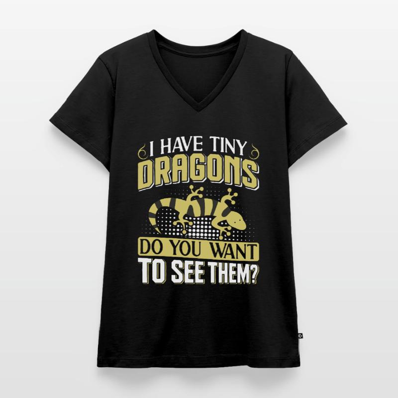 Molch Frauen Premium Bio T-Shirt mit V-Ausschnitt