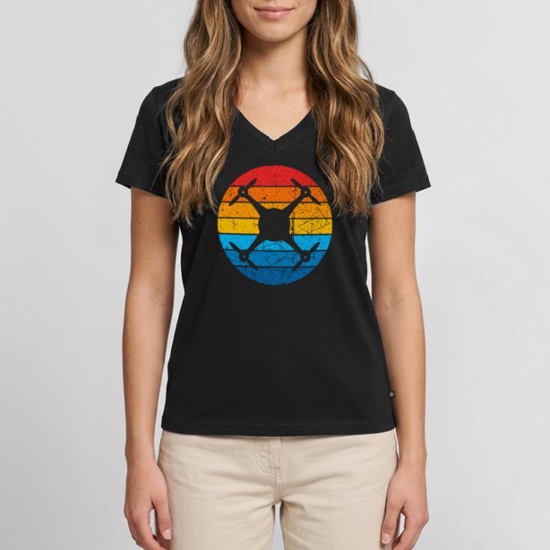 Drone Drone Pilot Drone Operator Quadcopter Women's Premium Organic V-neck T-shirt