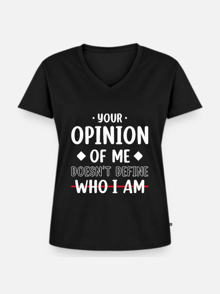 Motivational, Journal, Daily, Anniversary, - Frauen Premium Bio T-Shirt mit V-Ausschnitt - Schwarz