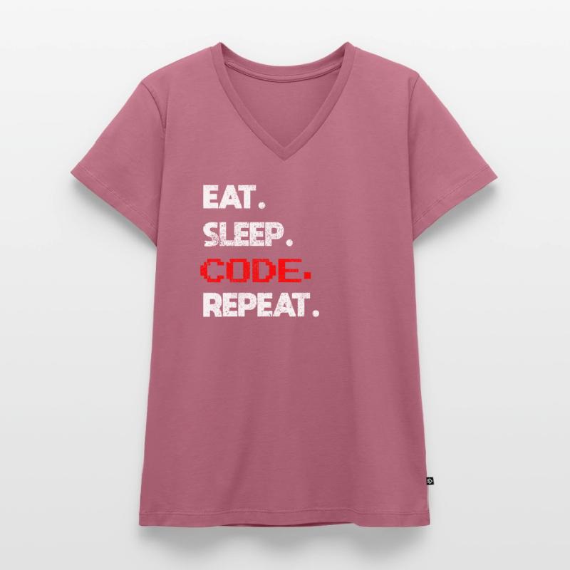 Coder programmer Women's Premium Organic V-neck T-shirt