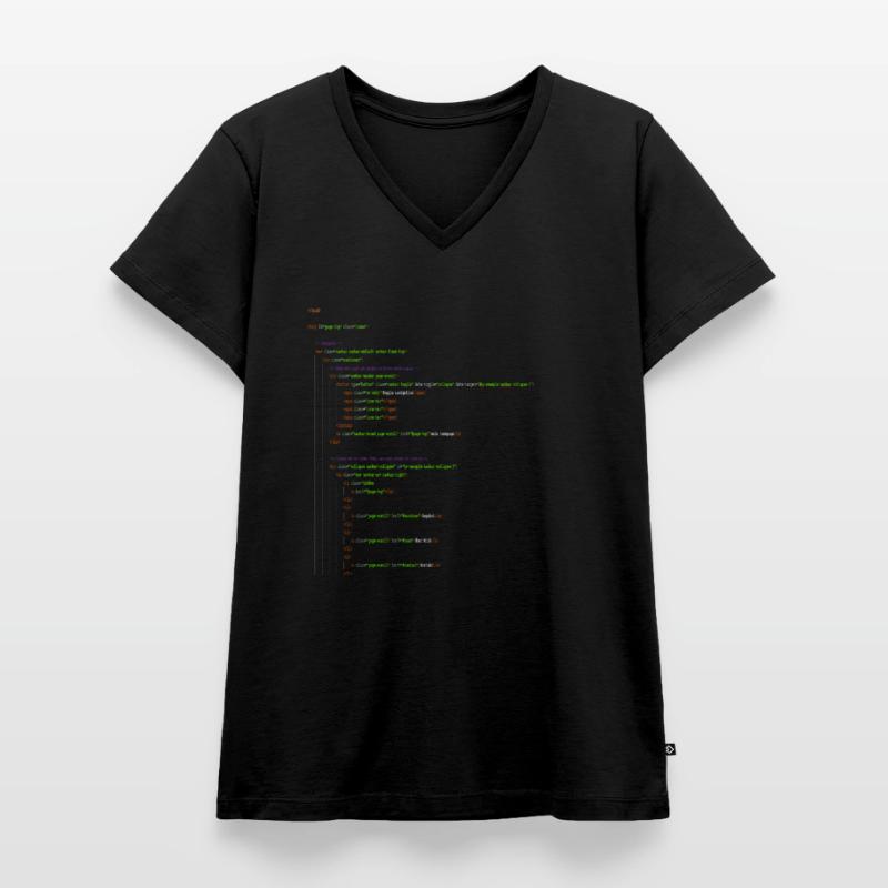 Programming Html. Homepage Nerd Shirt Women's Premium Organic V-neck T-shirt