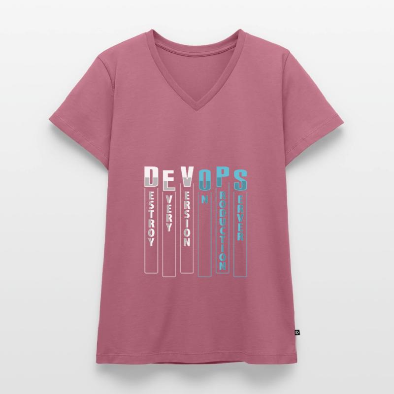 Devops Sys-Admin Developer Women's Premium Organic V-neck T-shirt