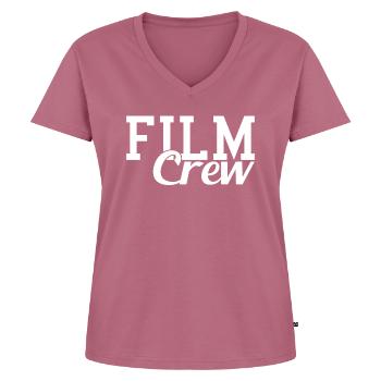 Acteur Réalisateur Télévision - T-shirt encolure en V Premium bio Femme - mauve - Devant - AI Model Female 172 dark (172cm)