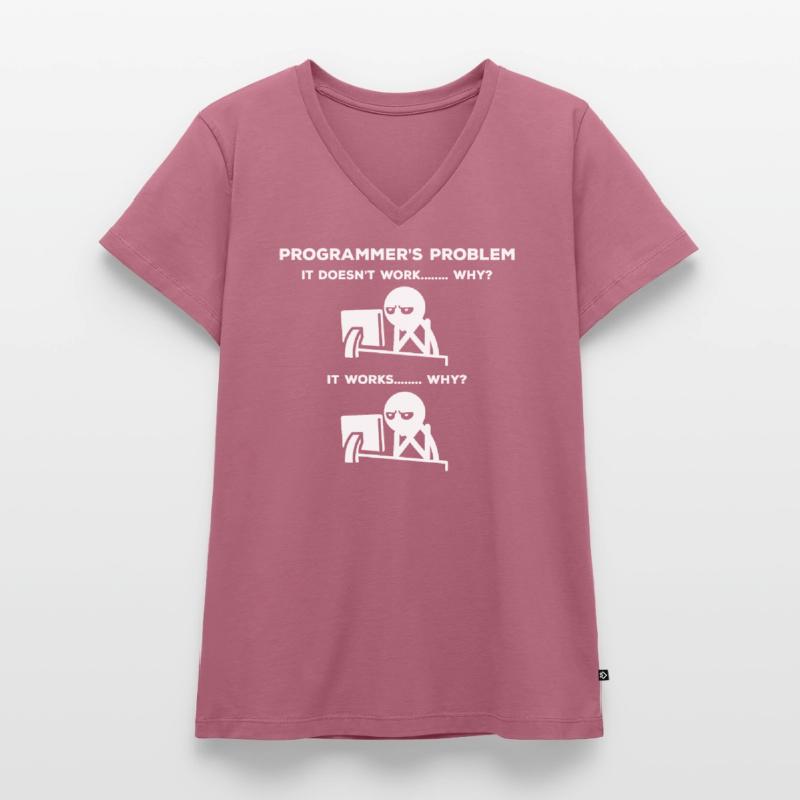 Computer Scientist Problem Women's Premium Organic V-neck T-shirt