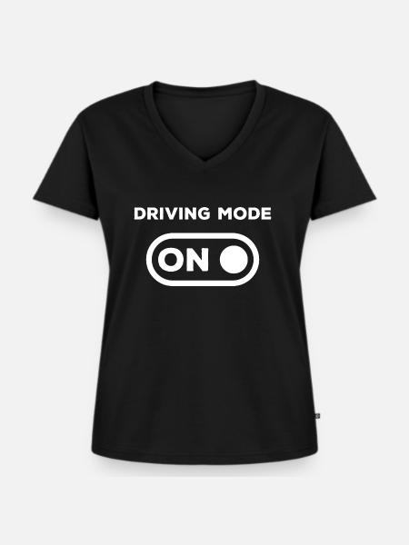 Führerschein - Frauen Premium Bio T-Shirt mit V-Ausschnitt - Schwarz