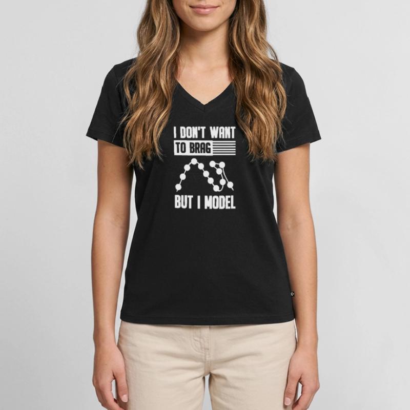 Data Science Analyst Data Scientist Frauen Premium Bio T-Shirt mit V-Ausschnitt