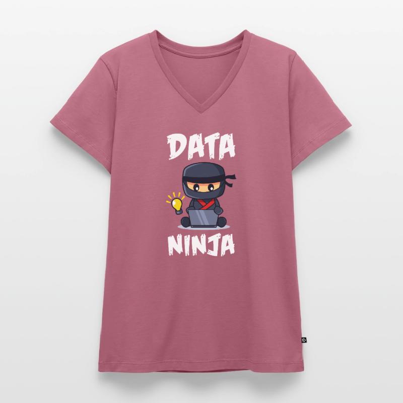 Data Science Analyst Data Scientist Frauen Premium Bio T-Shirt mit V-Ausschnitt