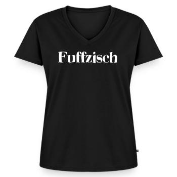 50. Geburtstag runder fünfzigster Geburtstag 50 - Frauen Premium Bio T-Shirt mit V-Ausschnitt - Schwarz - Vorne - AI Model Female 172 light (172cm)