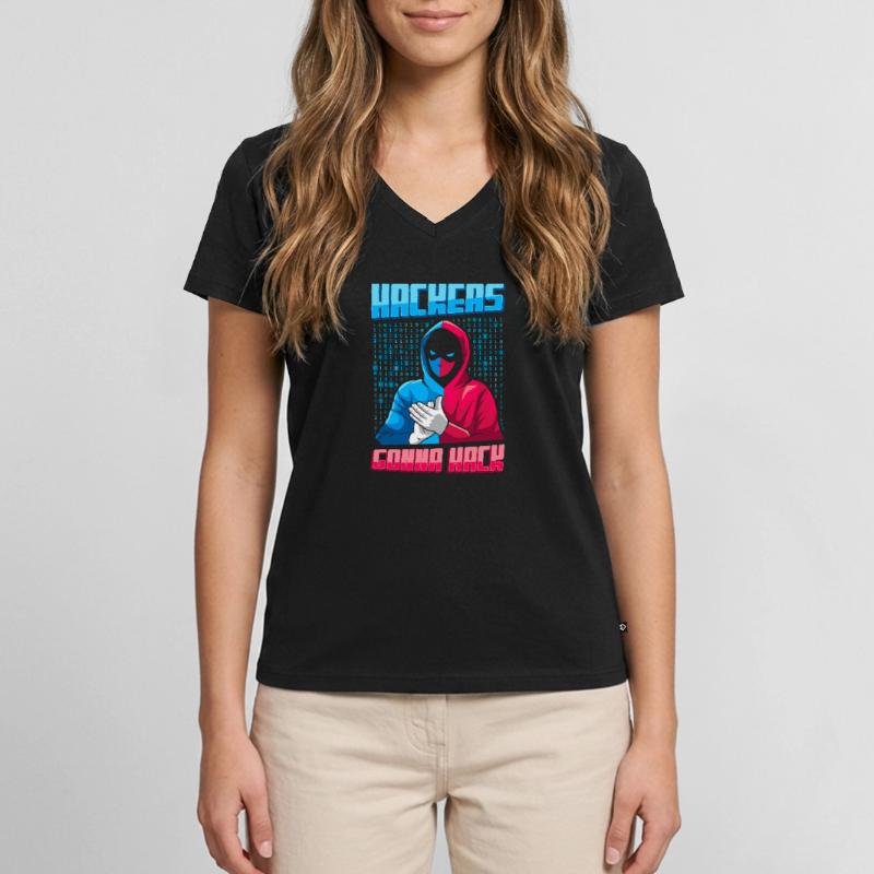 Programmer Coder Software Developer Women's Premium Organic V-neck T-shirt