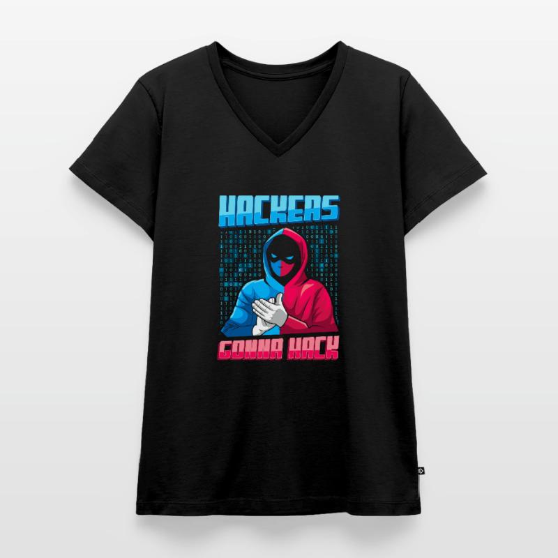 Programmer Coder Software Developer Women's Premium Organic V-neck T-shirt