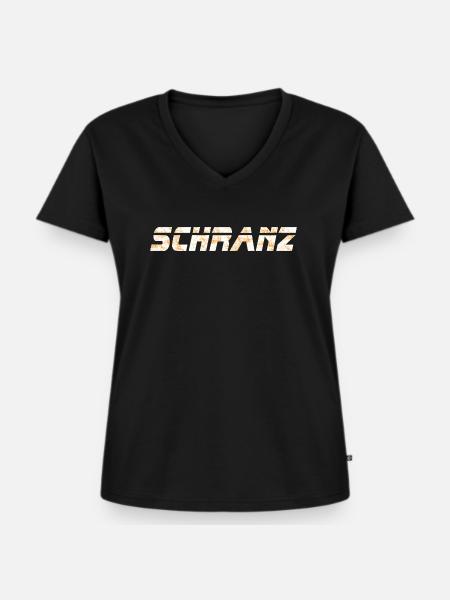 Schranz - Techno - Techno music - Rave - Frauen Premium Bio T-Shirt mit V-Ausschnitt - Schwarz