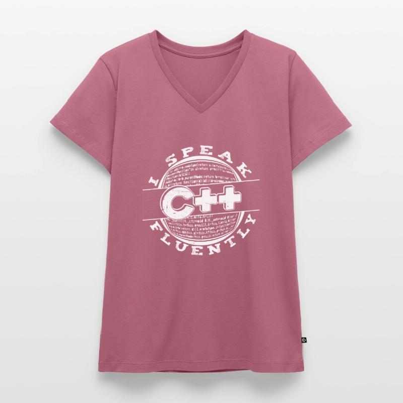 Programmierer Coder Software Entwickler Frauen Premium Bio T-Shirt mit V-Ausschnitt