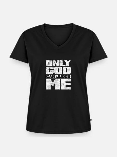 Hip Hop - Frauen Premium Bio T-Shirt mit V-Ausschnitt - Schwarz