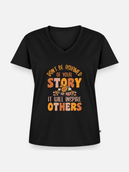 Social worker - Frauen Premium Bio T-Shirt mit V-Ausschnitt - Schwarz
