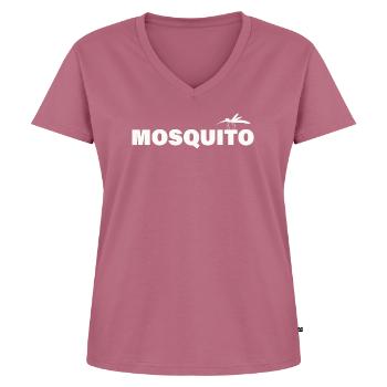 MOUSTIQUE - T-shirt encolure en V Premium bio Femme - mauve - Devant - AI Model Female 172 dark (172cm)