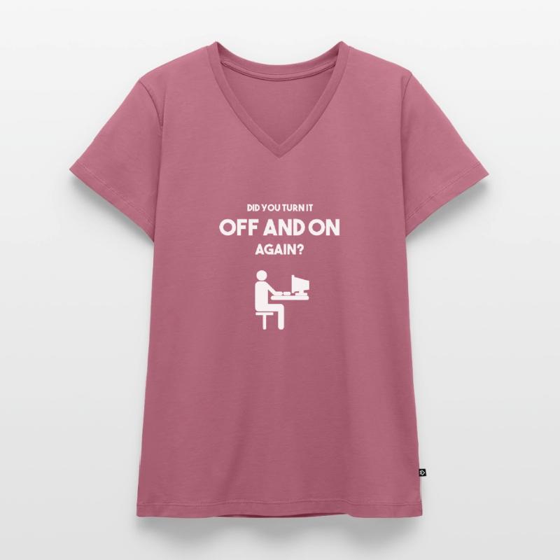 Programmer funny saying Java program Women's Premium Organic V-neck T-shirt
