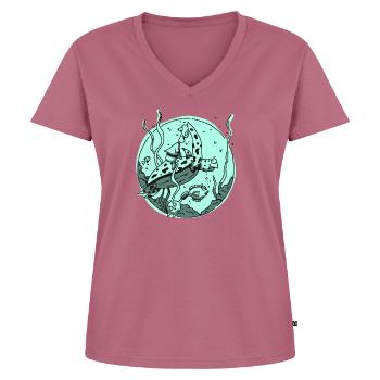 Beste Freunde - Frauen Premium Bio T-Shirt mit V-Ausschnitt - Mauve - Vorne - AI Model Female 172 dark (172cm)