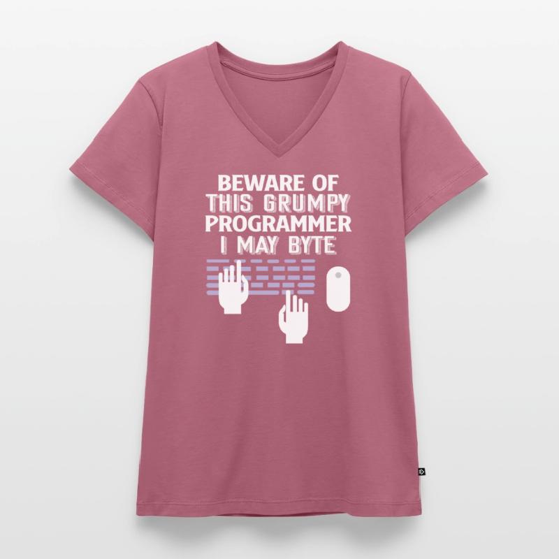 Programmers Coding Programming Programmers Women's Premium Organic V-neck T-shirt
