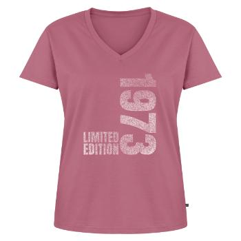 1973 Born Birthday Present - Women's Premium Organic V-neck T-shirt - mauve - Front - AI Model Female 172 dark (172cm)