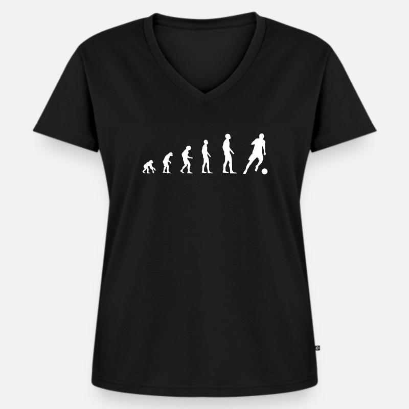 Kicker - Evolution - T-shirt encolure en V Premium bio Femme - noir
