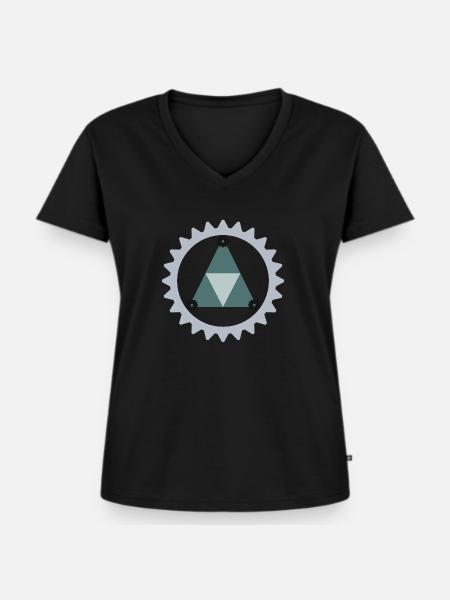 Truth Geschenk - Frauen Premium Bio T-Shirt mit V-Ausschnitt - Schwarz