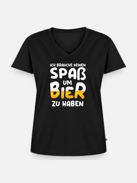 Nachbar Einzug Einweihungsparty Nachbarschaft - Frauen Premium Bio T-Shirt mit V-Ausschnitt - Schwarz