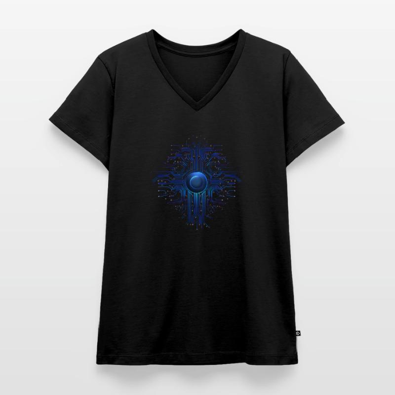 Machine Learning AI Deep Learning Programmer Women's Premium Organic V-neck T-shirt