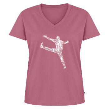 Handball Goalkeeper Handball Players Boys Children - Women's Premium Organic V-neck T-shirt - mauve - Front - AI Model Female 172 dark (172cm)