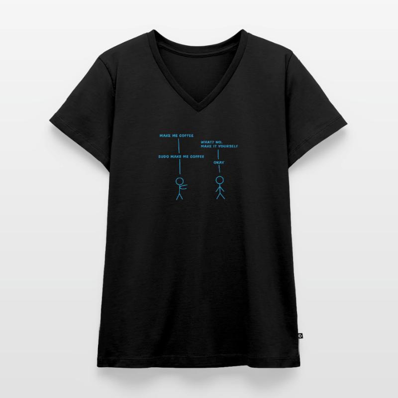 Coding saying Debug IT nerd gift Women's Premium Organic V-neck T-shirt