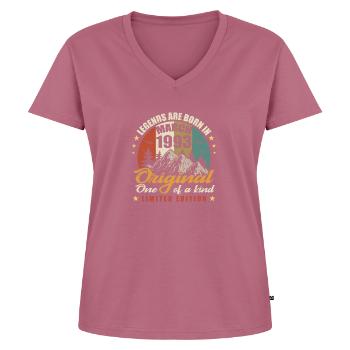 Original Legends Are Born In March 1993 - LE 🎉 - T-shirt encolure en V Premium bio Femme - mauve - Devant - AI Model Female 172 dark (172cm)