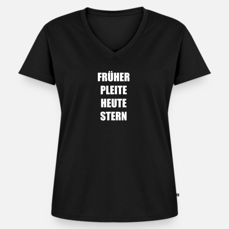 Auto Tuning - Frauen Premium Bio T-Shirt mit V-Ausschnitt - Schwarz