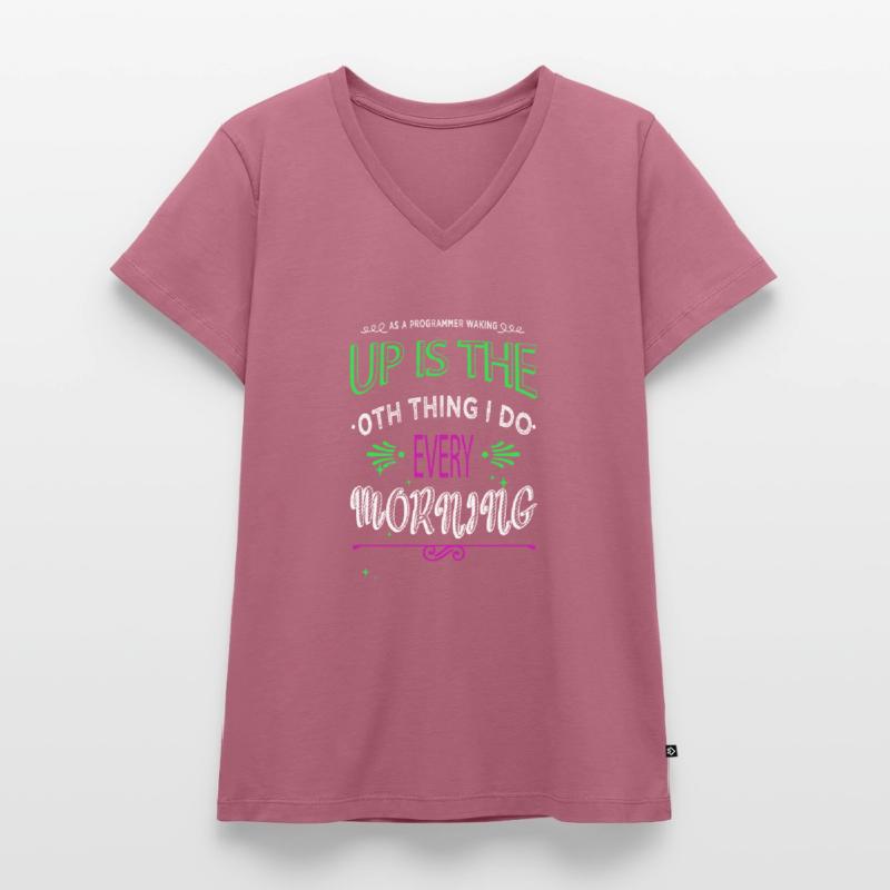 Computer Scientist Frontend Developer Computer Women's Premium Organic V-neck T-shirt