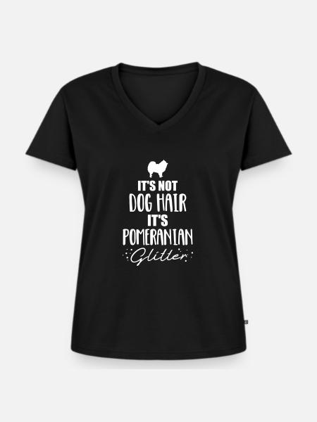 Spitz - Frauen Premium Bio T-Shirt mit V-Ausschnitt - Schwarz