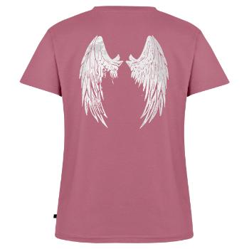 2reborn angelwings angefügel Angel Engel gris - T-shirt encolure en V Premium bio Femme - mauve - Dos - AI Model Female 172 dark (172cm)
