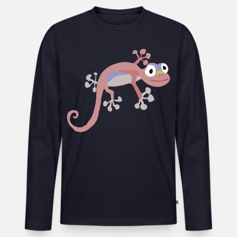rangei mam - Männer Premium Bio Langarmshirt - Navy
