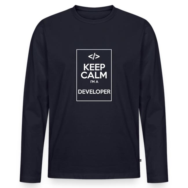 Keep Calm I'm a developer